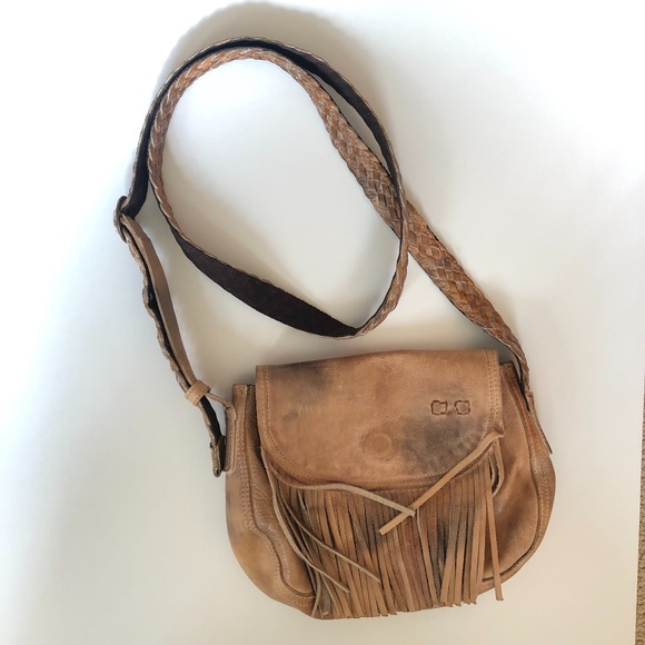 NEW, Bed Stu (Cobbler Series) Cross Body Bag Weathered Brown 11 x 8 x 2 - Picture 1 of 9